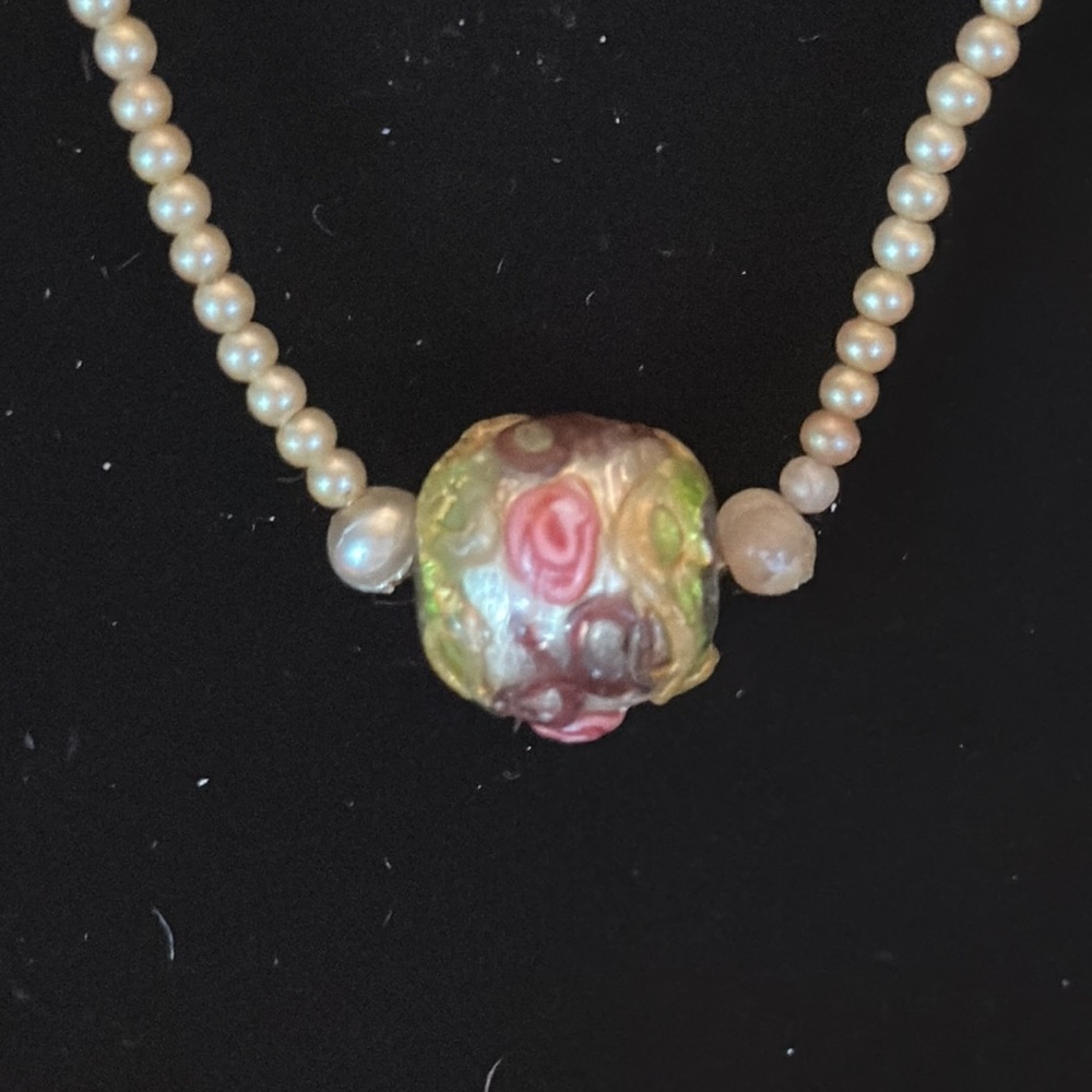 NFS RESERVE FOR TRADE Antique Venetian wedding cake beads three of them - Picture 8 of 17